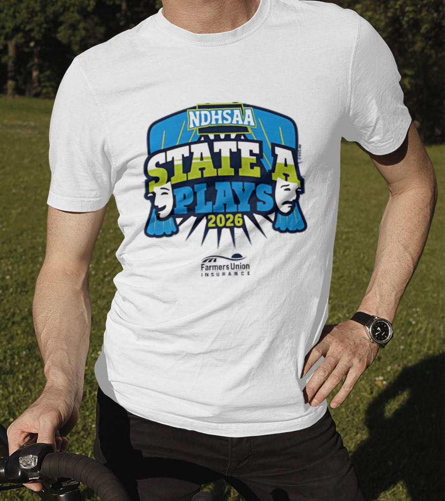 NDHSAA 2026 State A Plays Farmers Union Insurance T-Shirt
