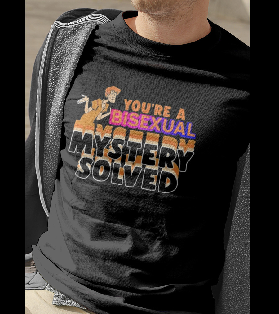 Shaggy Scooby Doo You're A Bisexual Mystery Solved T-Shirt