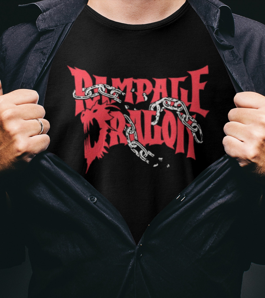Shingo Takagi X Unbound Company Rampage Dragon Rebellion Chains T-Shirt