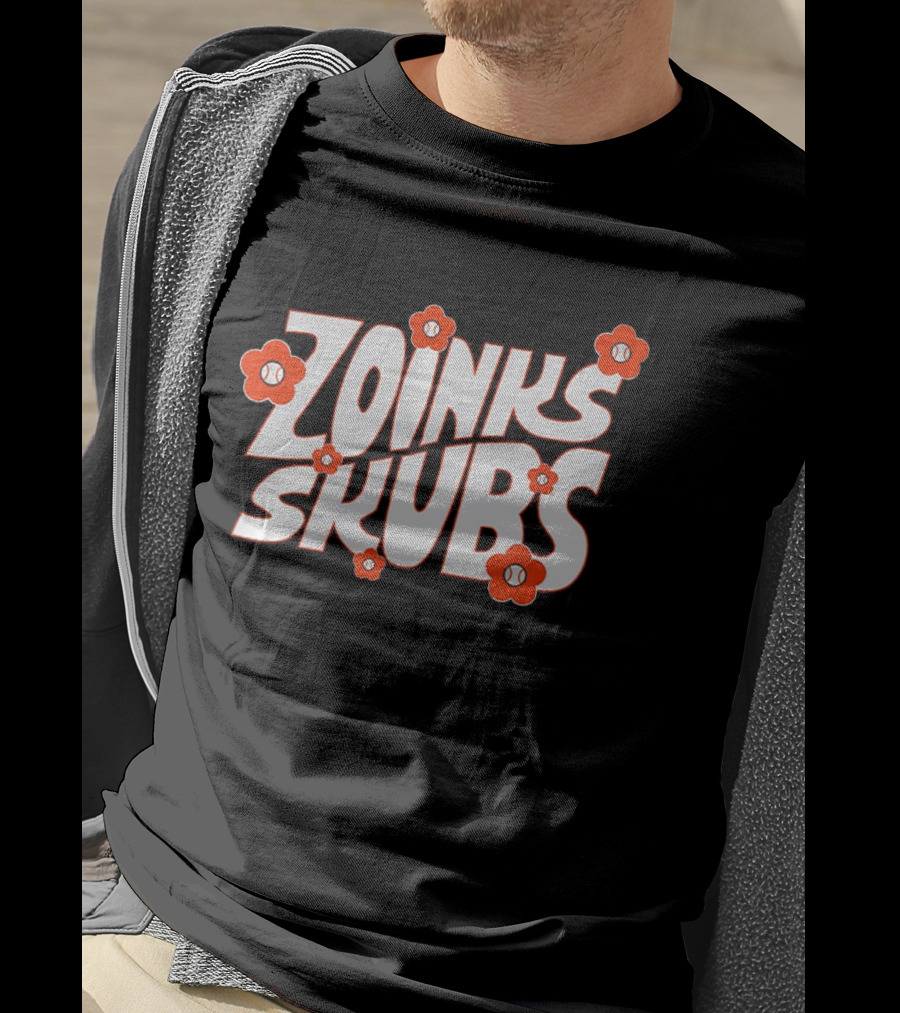 Tarik Skubal Zoinks Skubs Baseball Flowers T-Shirt
