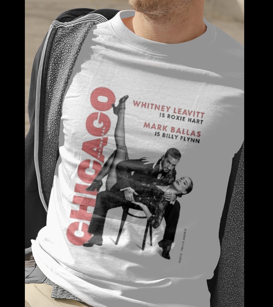 Chicago Whitney Leavitt Roxie Hart Mark Ballas Billy Flynn Emilio Madrid Photo T-Shirt