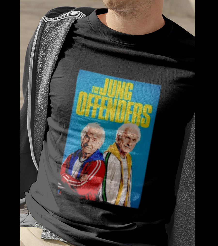 The Jung Offenders Comedy Duo Vintage Look T-Shirt
