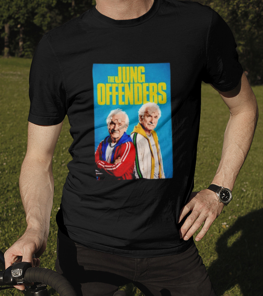 The Jung Offenders Comedy Duo Vintage Look T-Shirt