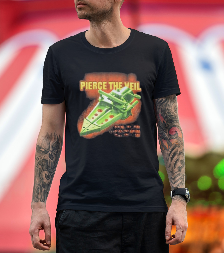 Pierce The Veil Jaws Movie Art Cover T-Shirt