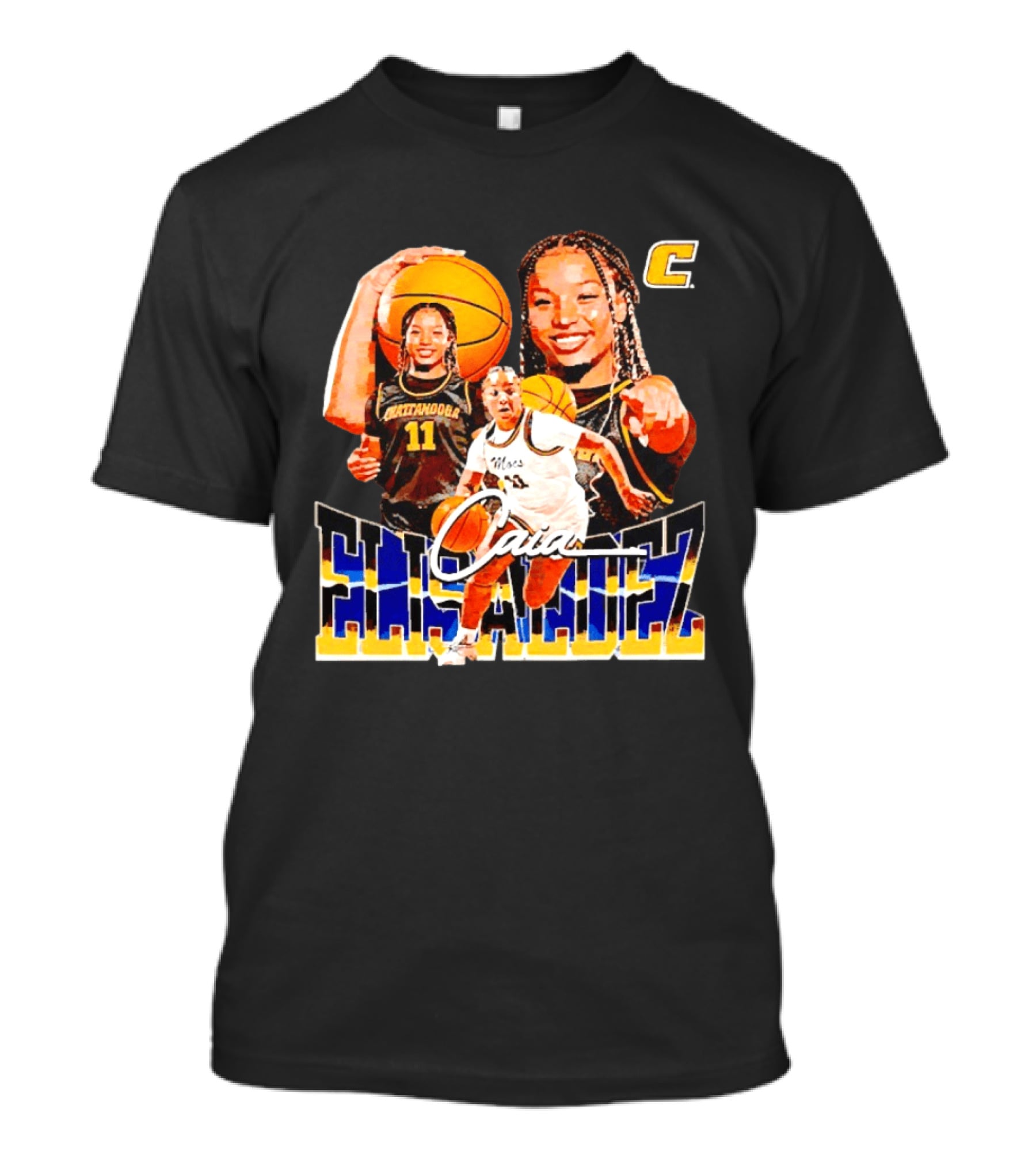 Caia Elisaldez Chattanooga Mocs Basketball Player 11 T-Shirt