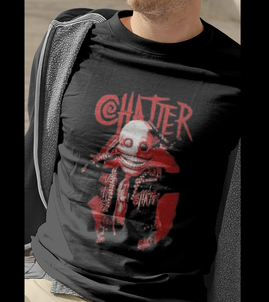 Chatter Panic Character With Distorted Smiling Face T-Shirt