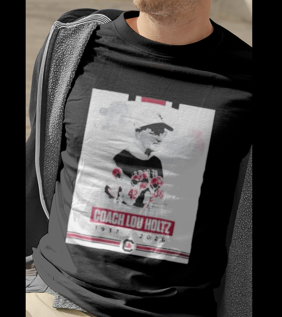 Coach Lou Holtz 1937 2026 Memorial South Carolina Football T-Shirt