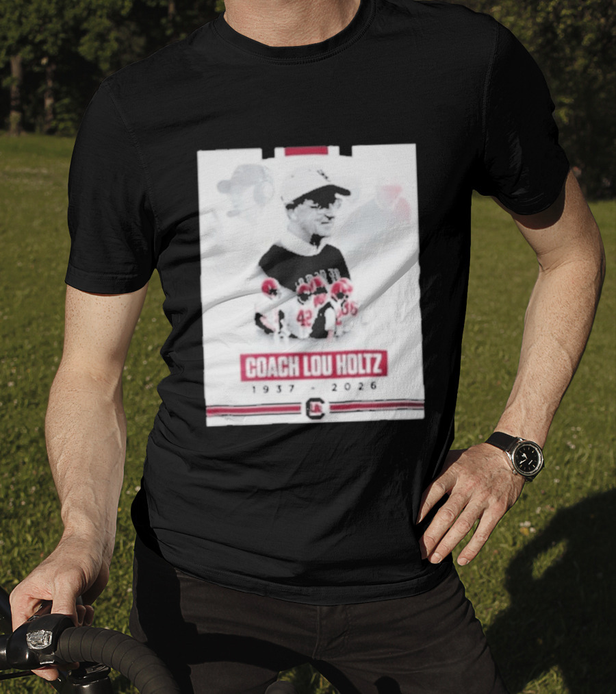 Coach Lou Holtz 1937 2026 Memorial South Carolina Football T-Shirt
