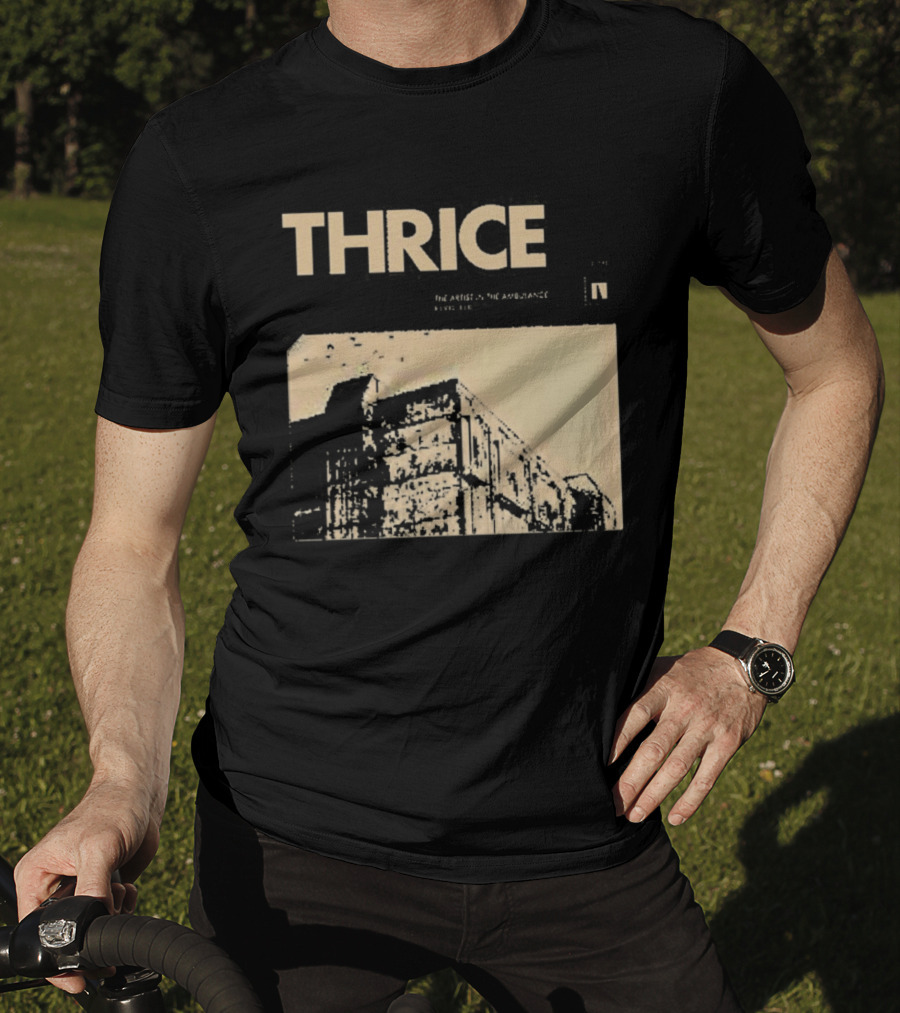 Thrice The Artist In The Ambulance Album Cover Art Building T-Shirt