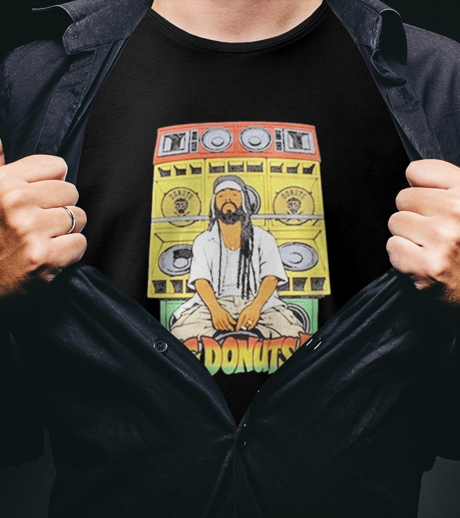 Esp Trickstar Big Donuts 45 Brutus Sound System Reggae Vibes T-Shirt