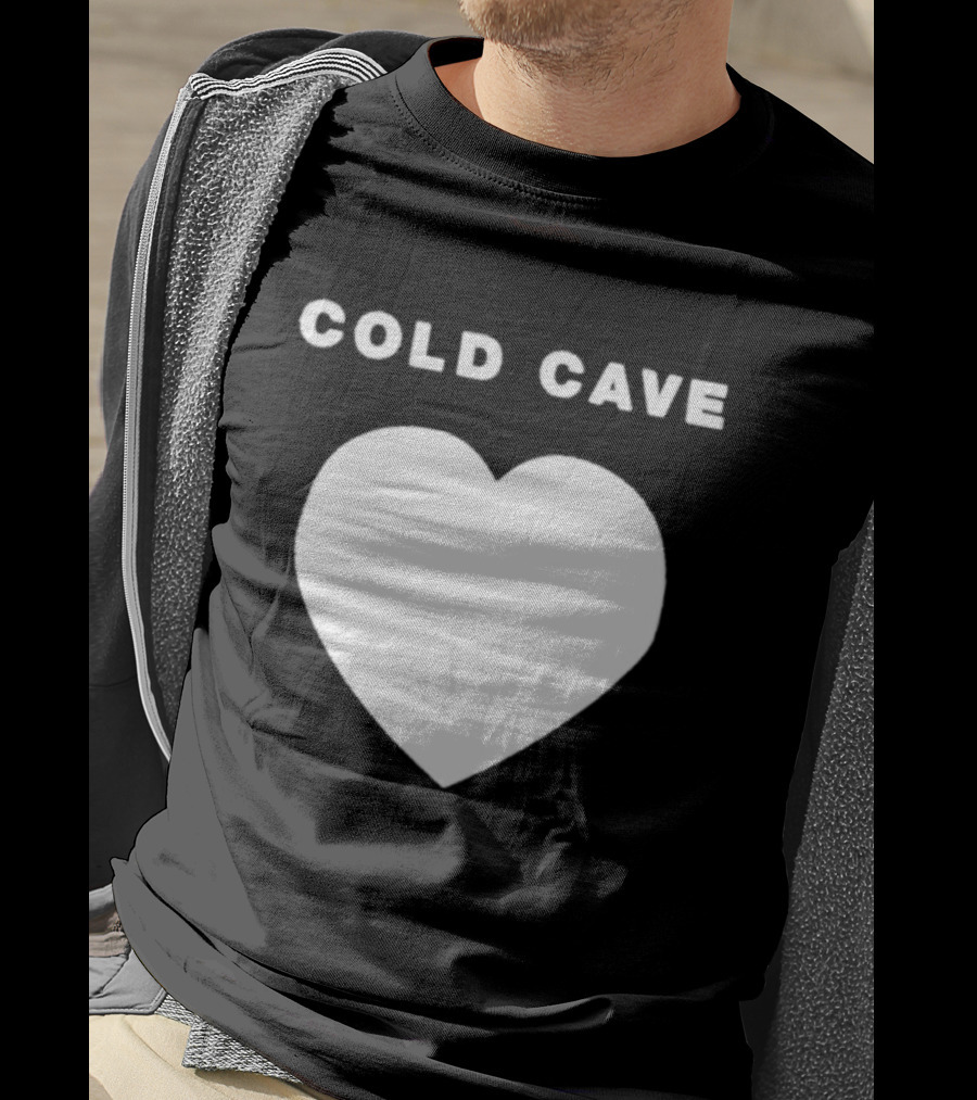 Heartworm Press Cold Cave White Heart T-Shirt