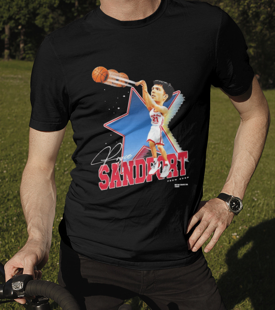 Pryce Sandfort From Deep Were Back Basketball Star T-Shirt