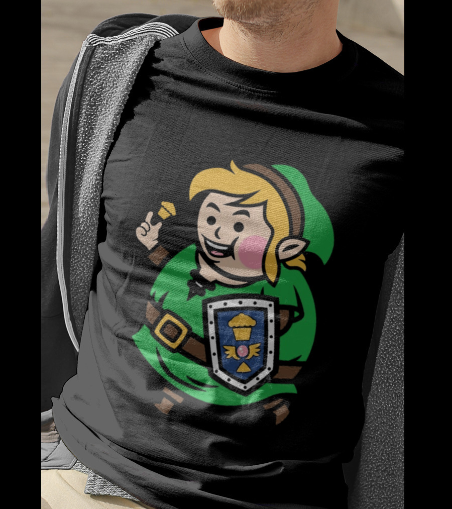 Johnny Cupcakes Legend Big Kid Green Outfit Shield Cupcake Hero T-Shirt