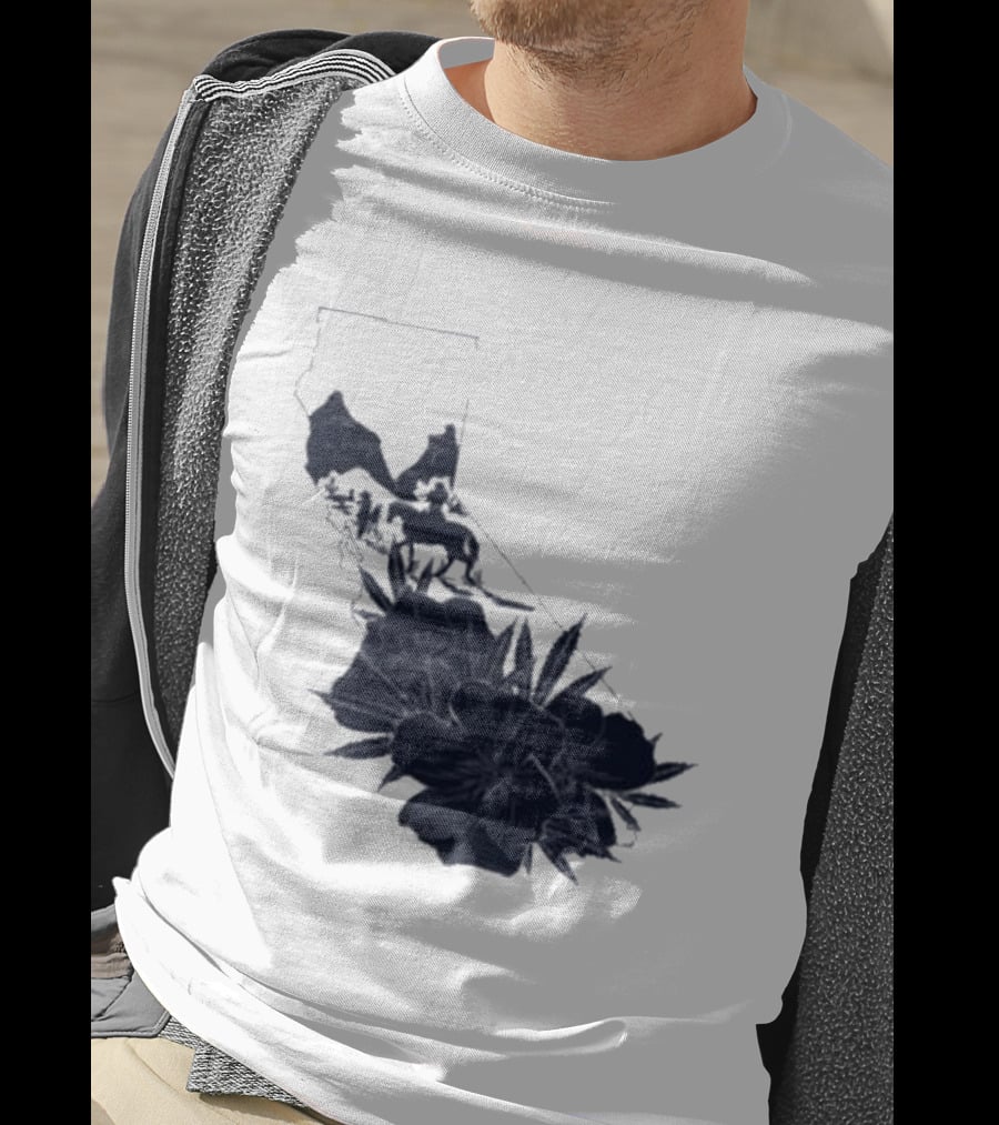 Crooks & Castles Califas California Script Floral T-Shirt