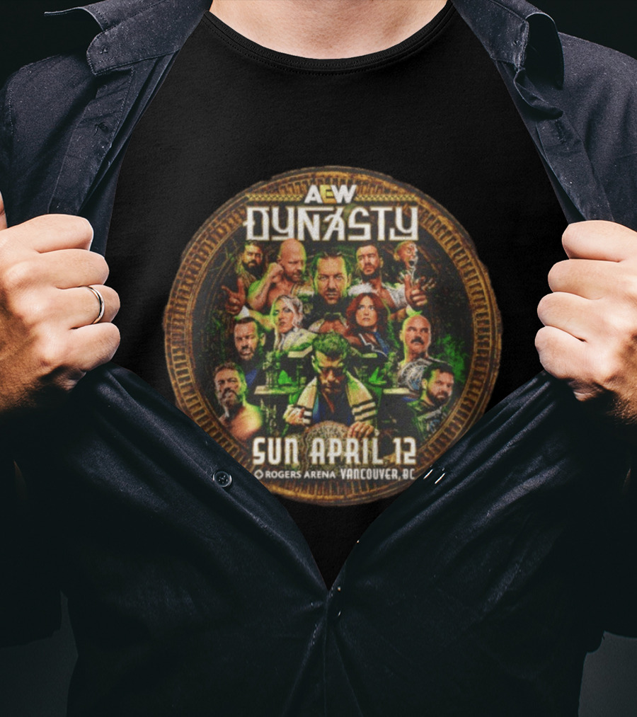 AEW Dynasty 2026 Rogers Arena Vancouver April 12 T-Shirt