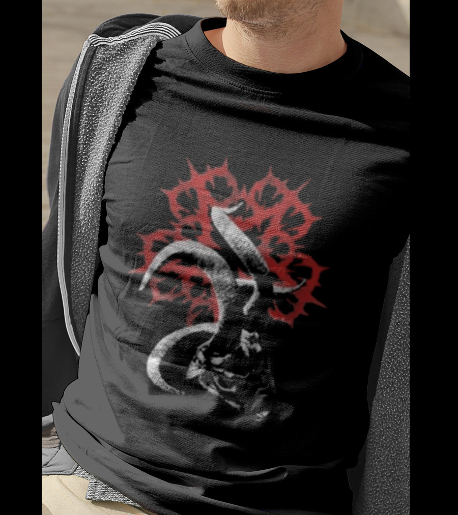 Black Veil Brides Goat Tour Spiky Red Halo T-Shirt
