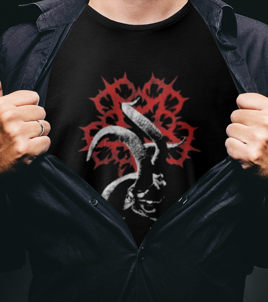 Black Veil Brides Goat Tour Spiky Red Halo T-Shirt