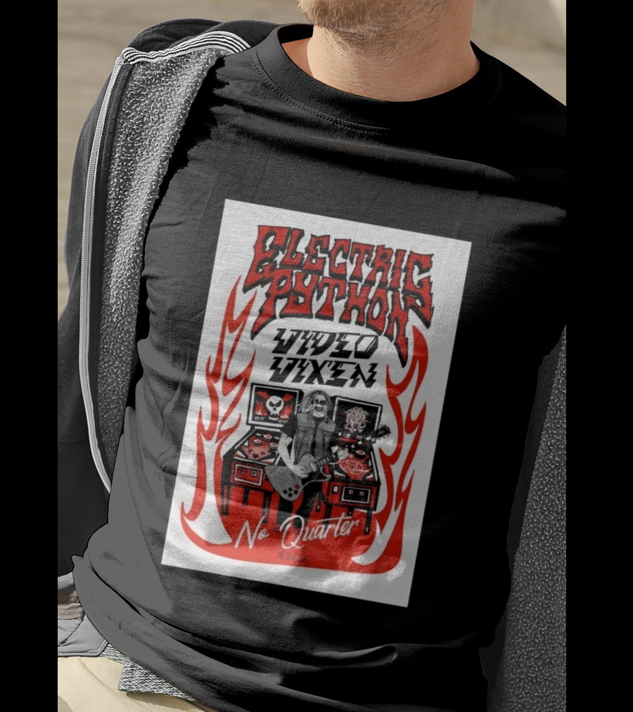 Electric Python Video Vixen No Quarter 4 24 2026 T-Shirt