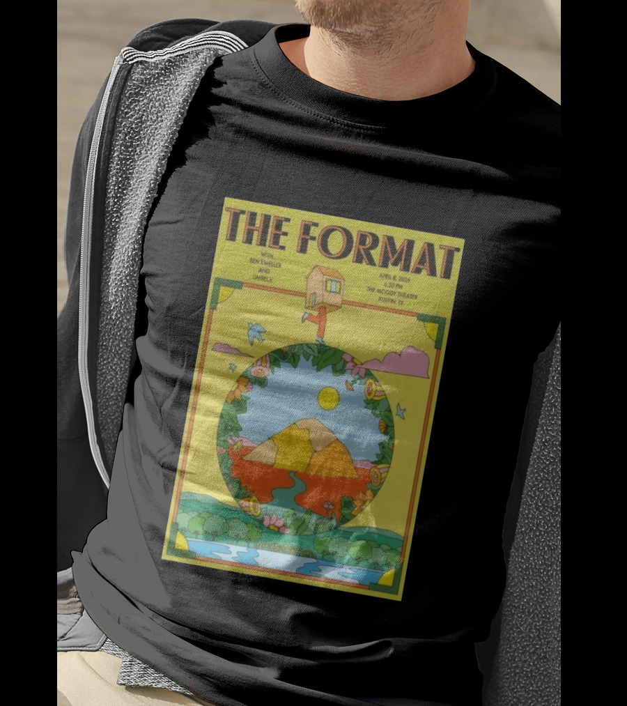 The Format Concert Tour April 8 2026 The Moody Theater Austin TX With Ben Kweller And Limbeck T-Shirt