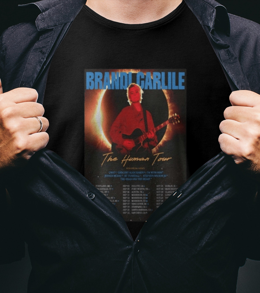 BRANDI CARLILE The Human Tour 2026 Concert Dates And Special Guests T-Shirt