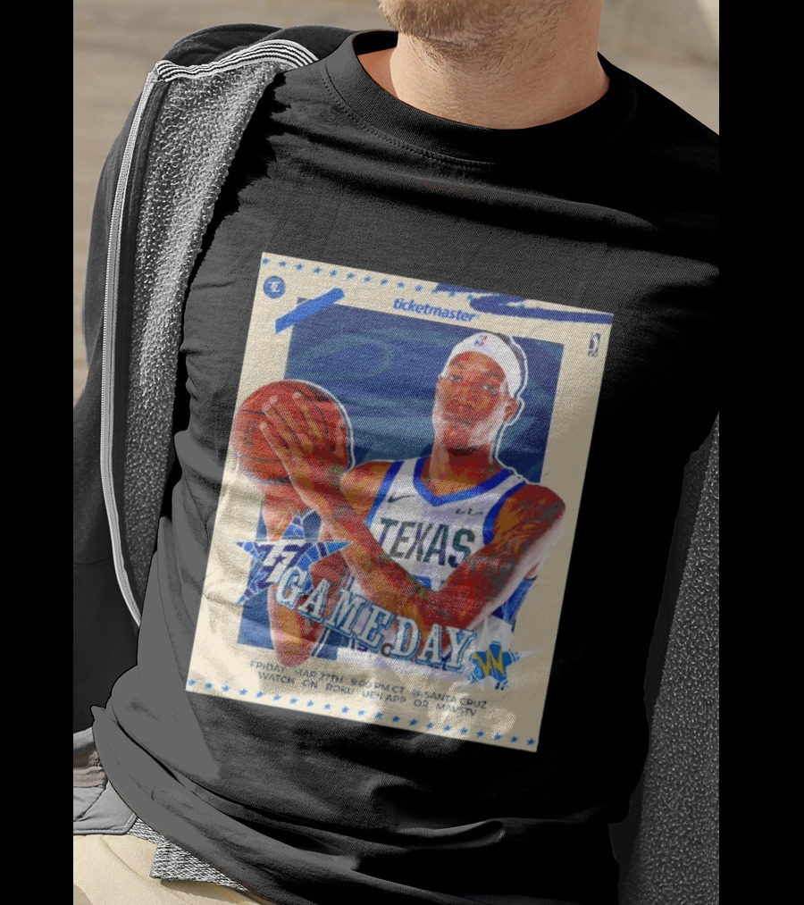 Jamarion Sharp Texas Legends Game Day March 27 Santa Cruz NBA Roku UEN APP MAVSTV T-Shirt