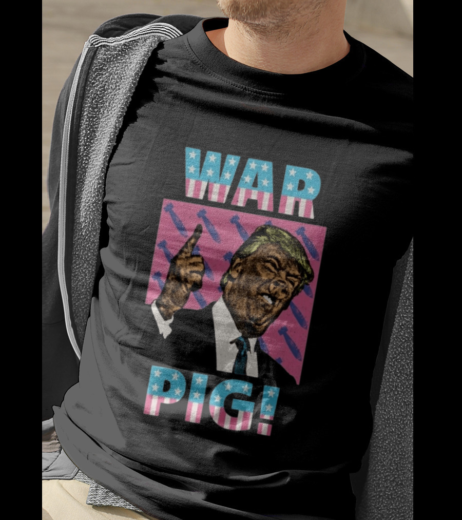 WAR PIG Patriotic Bombs T-Shirt