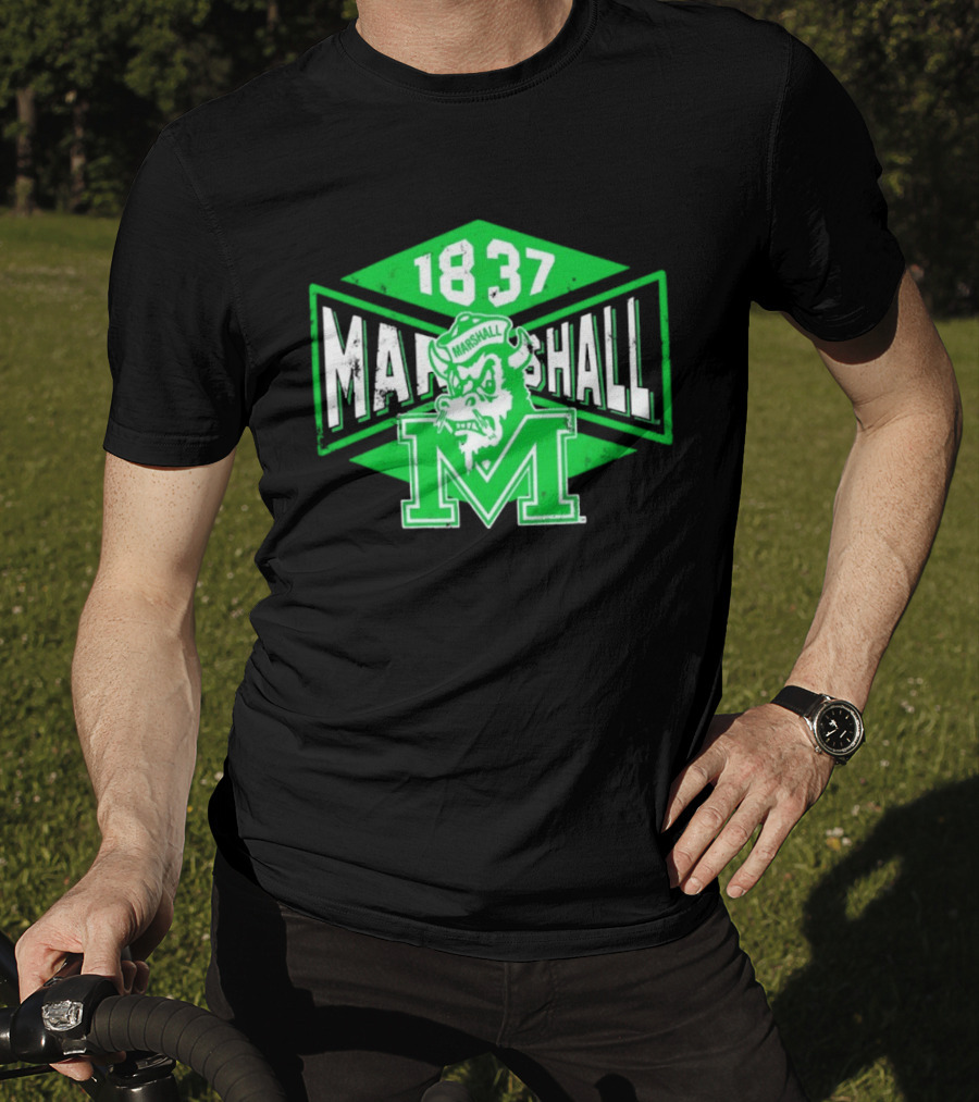 Marshall Thundering Herd 1837 Vintage Retro Team Spirit T-Shirt