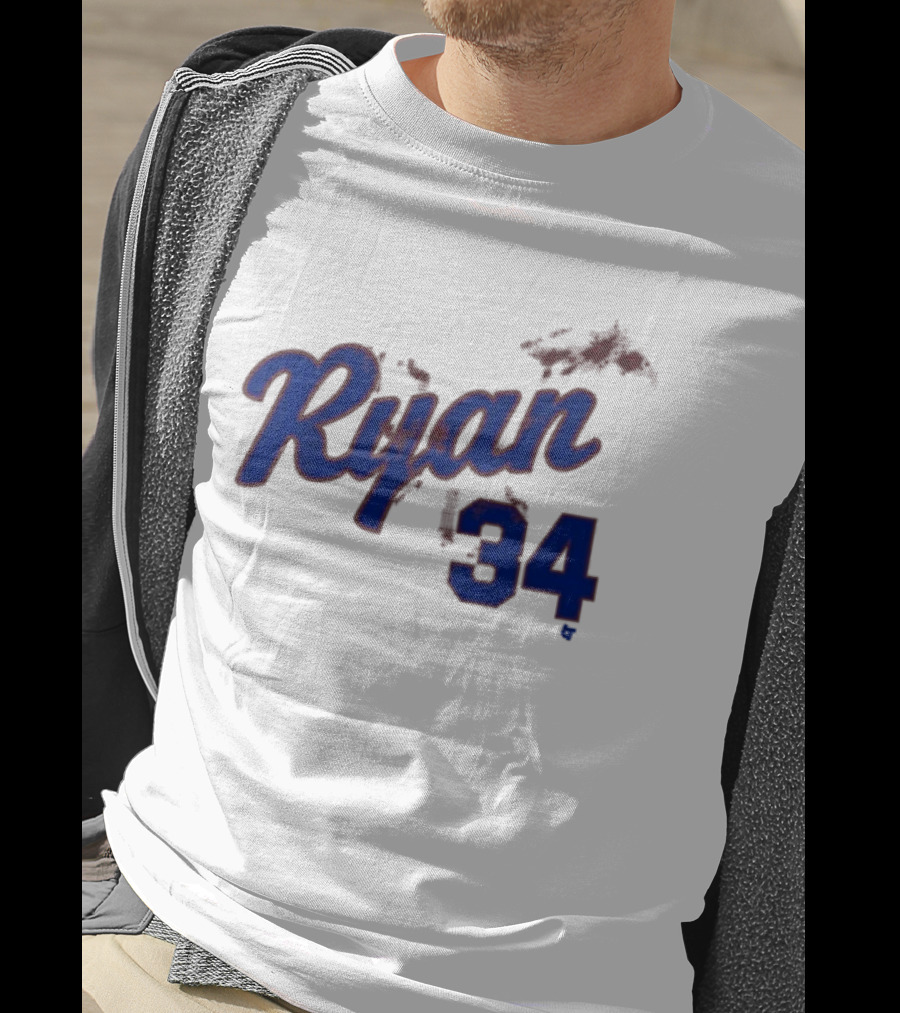 Ryan 34 Bloody Baseball Legend T-Shirt