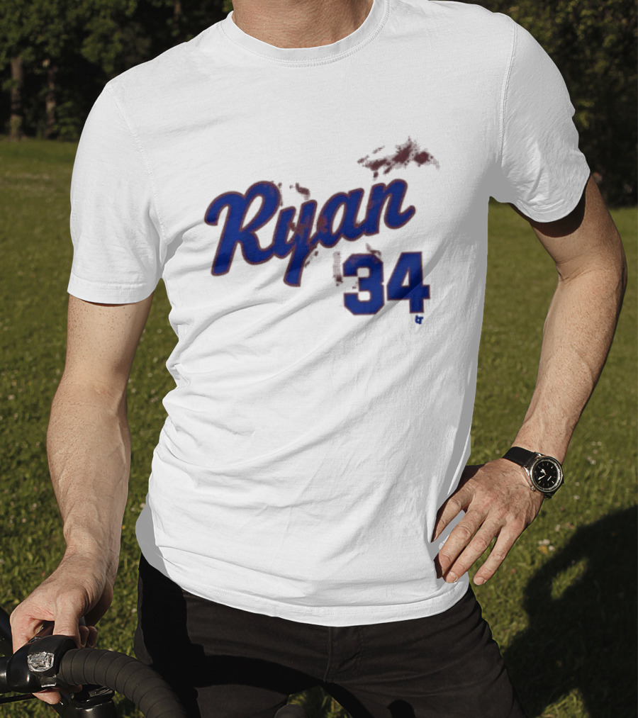 Ryan 34 Bloody Baseball Legend T-Shirt