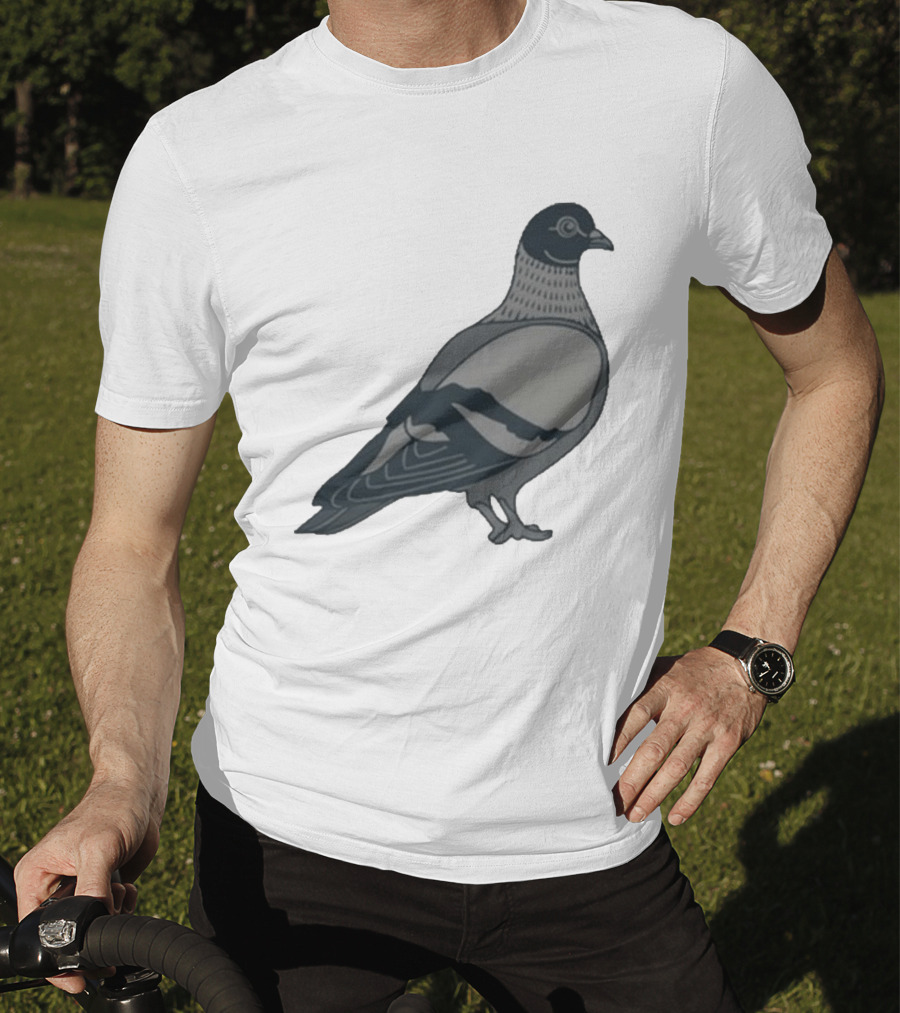 Pigeon Heavyweight Streetwear Symbolic T-Shirt