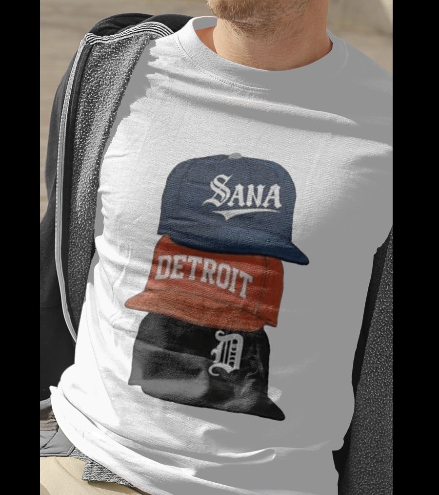 Sana Detroit Vintage Baseball Cap Collection D T-Shirt
