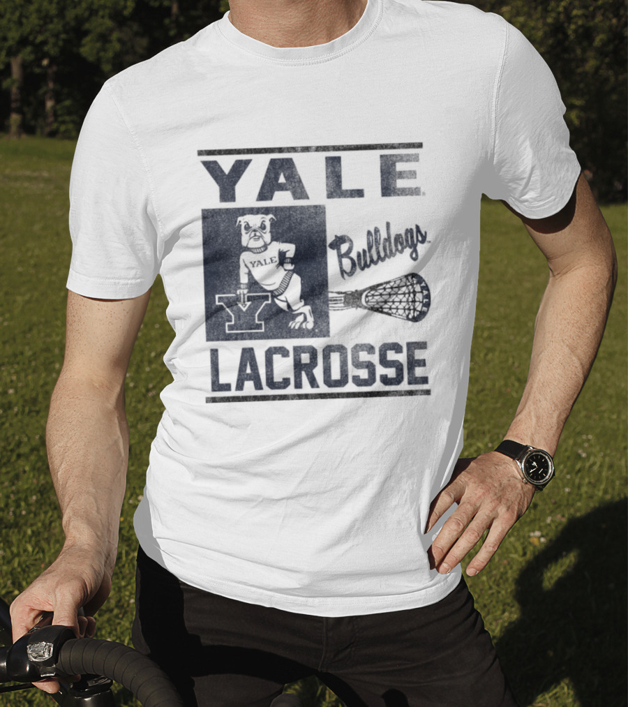 Yale Bulldogs Lacrosse Team Spirit Y T-Shirt