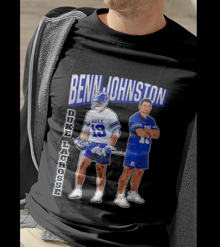 Benn Johnston Duke Lacrosse Player 19 Blue Devils T-Shirt