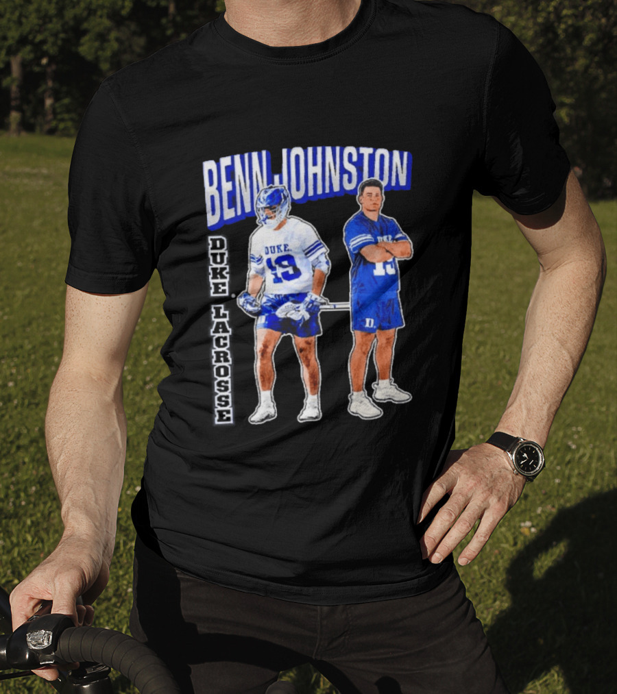 Benn Johnston Duke Lacrosse Player 19 Blue Devils T-Shirt