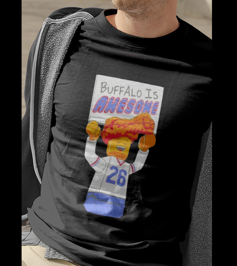 Buffalo Is Awesome Buffalo Bills Chicken Wing Hat 26 Football Fan T-Shirt