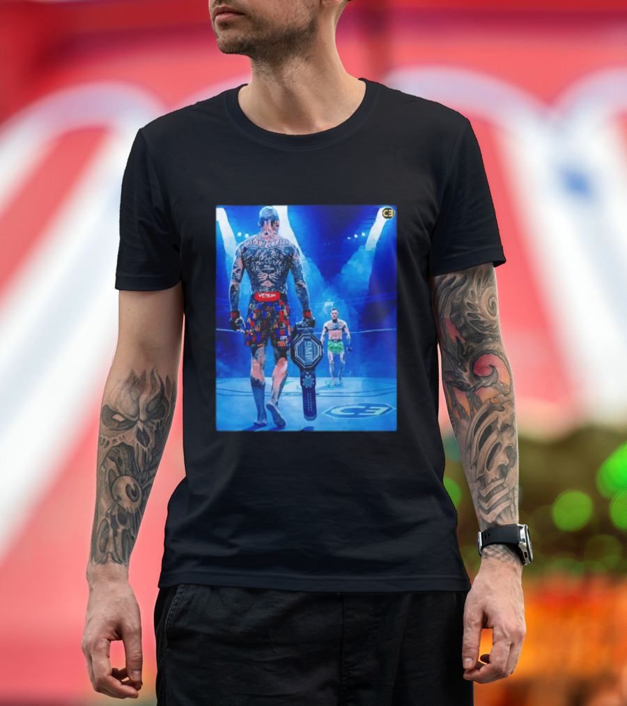 UFC Venum Oliveira McGregor BMF Championship Faceoff T-Shirt