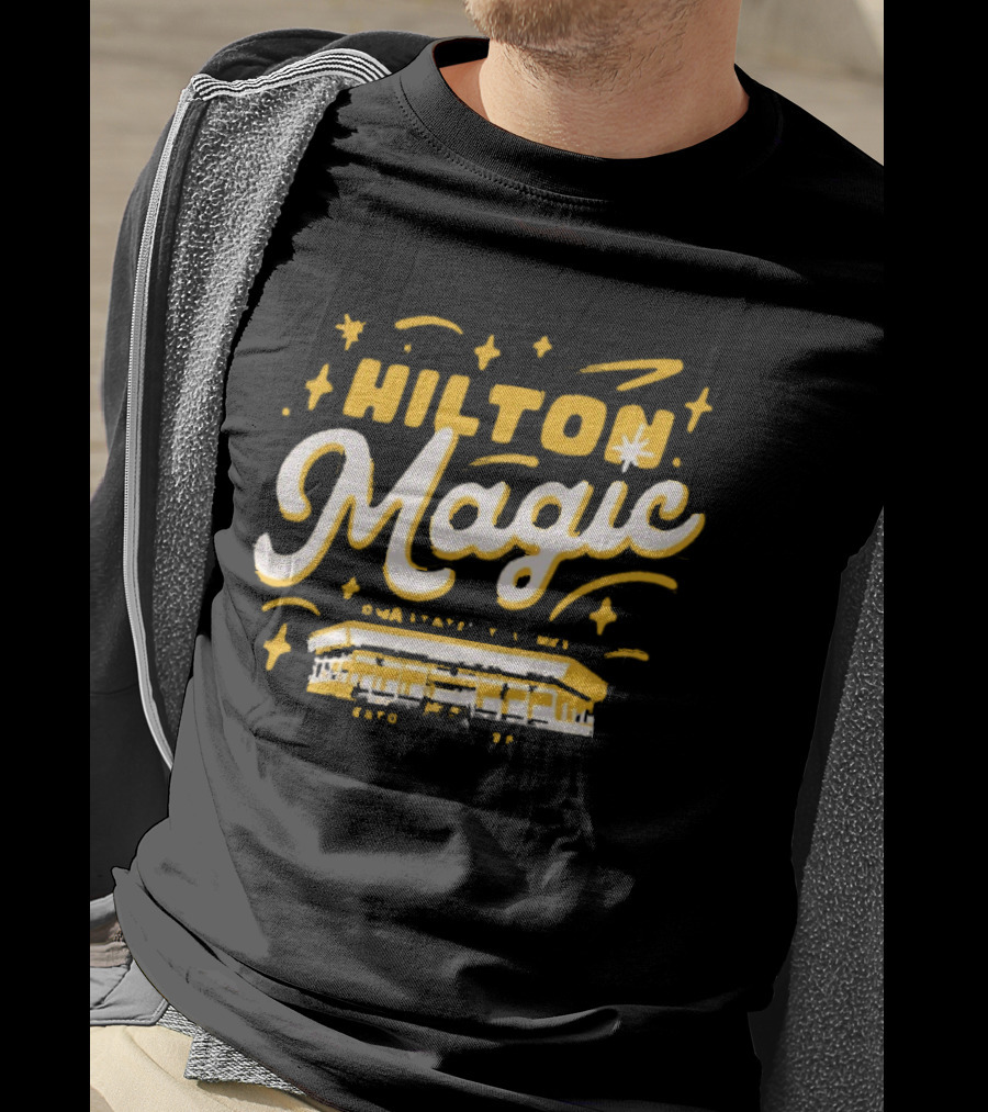 Hilton Magic Iowa State Cyclones Basketball Est 1971 Stadium Heritage T-Shirt