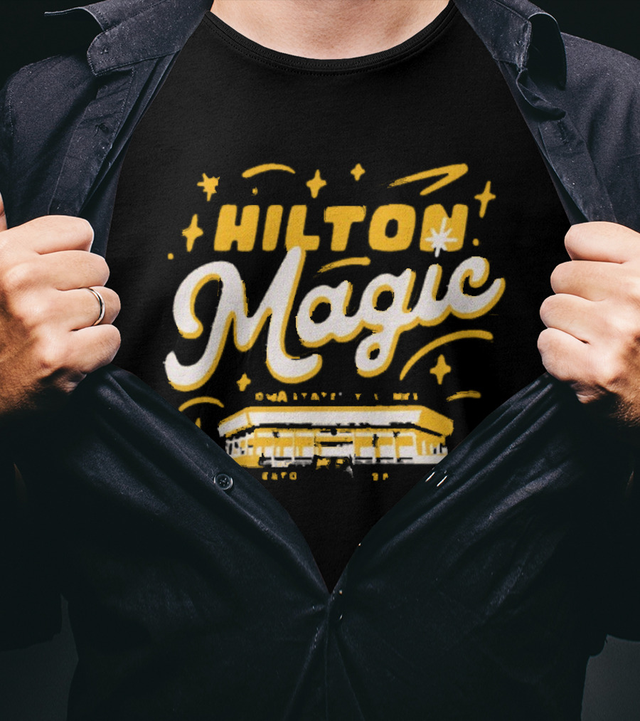 Hilton Magic Iowa State Cyclones Basketball Est 1971 Stadium Heritage T-Shirt
