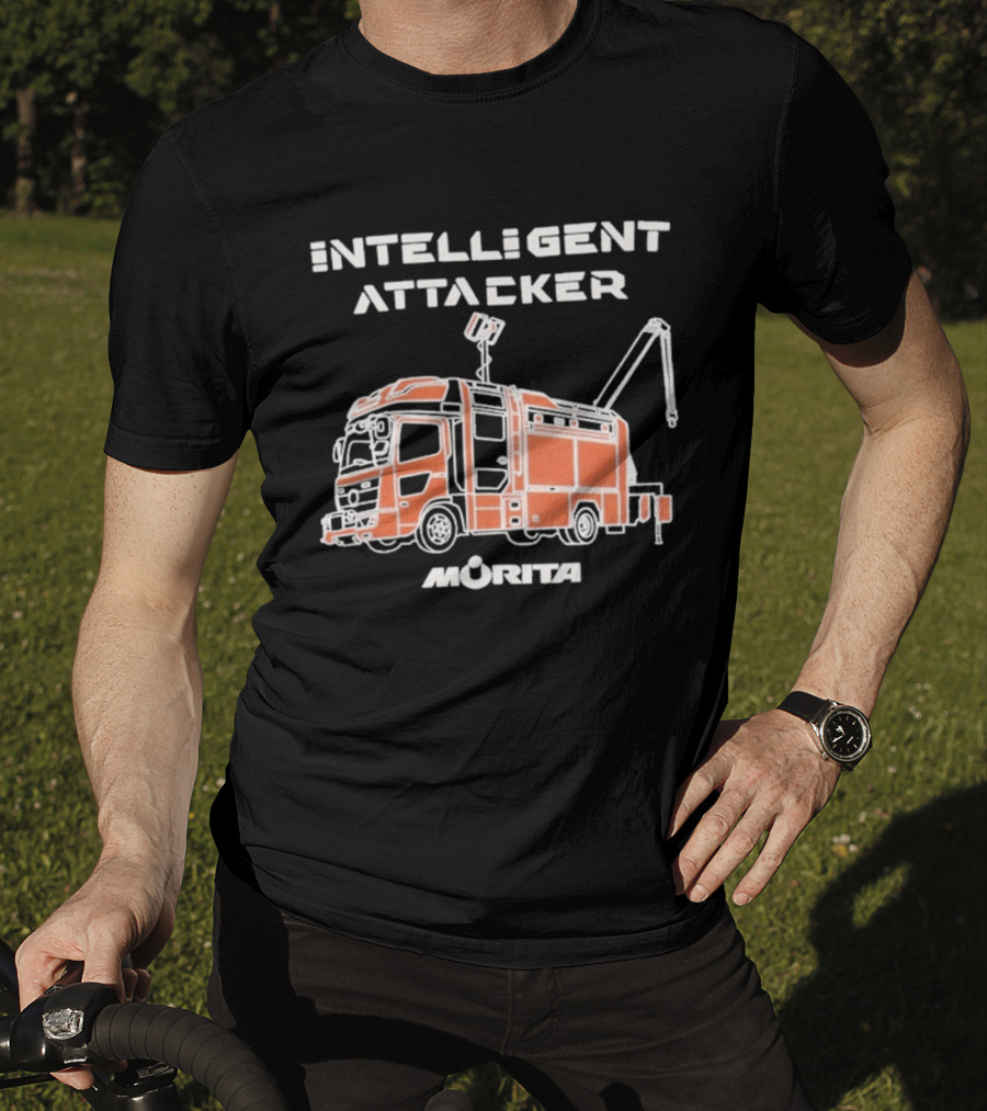 INTELLIGENT ATTACKER MORITA Fire Truck T-Shirt