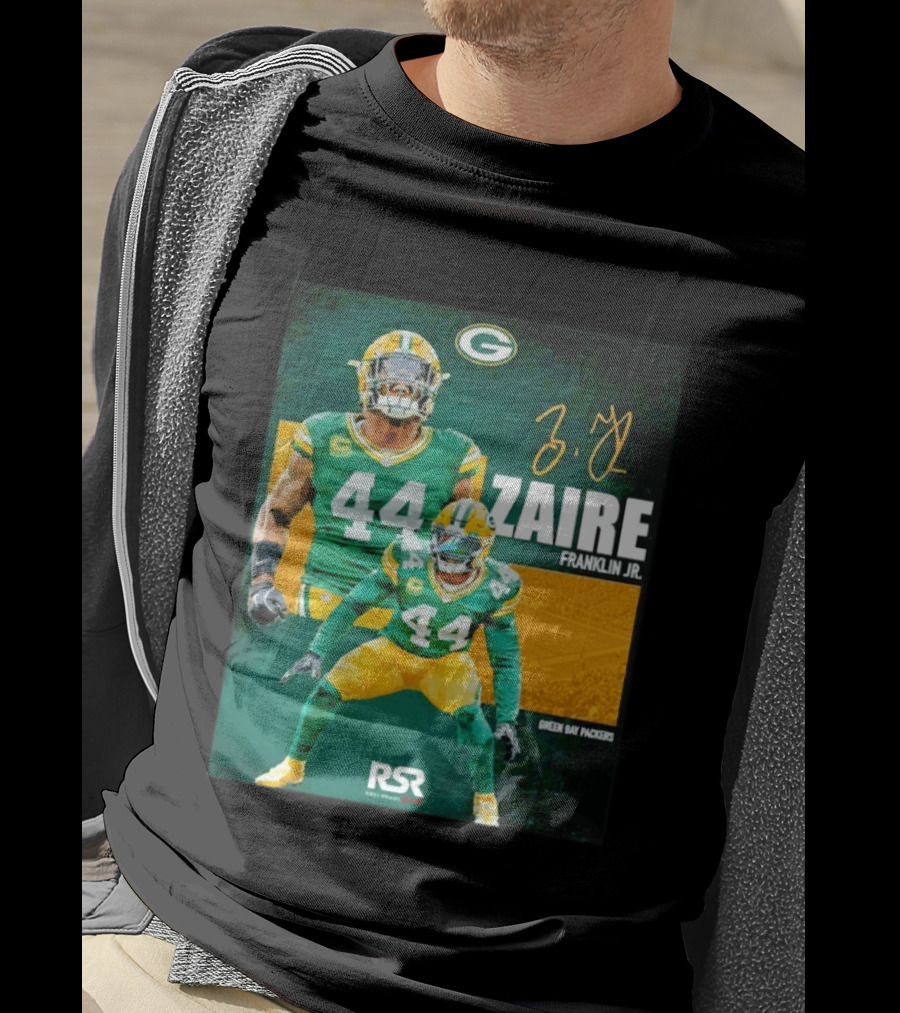 Zaire Franklin Jr Green Bay Packers 44 Signature Edition T-Shirt