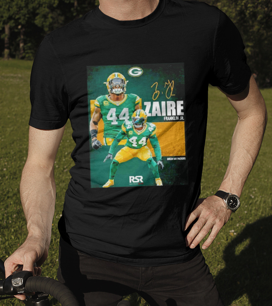 Zaire Franklin Jr Green Bay Packers 44 Signature Edition T-Shirt