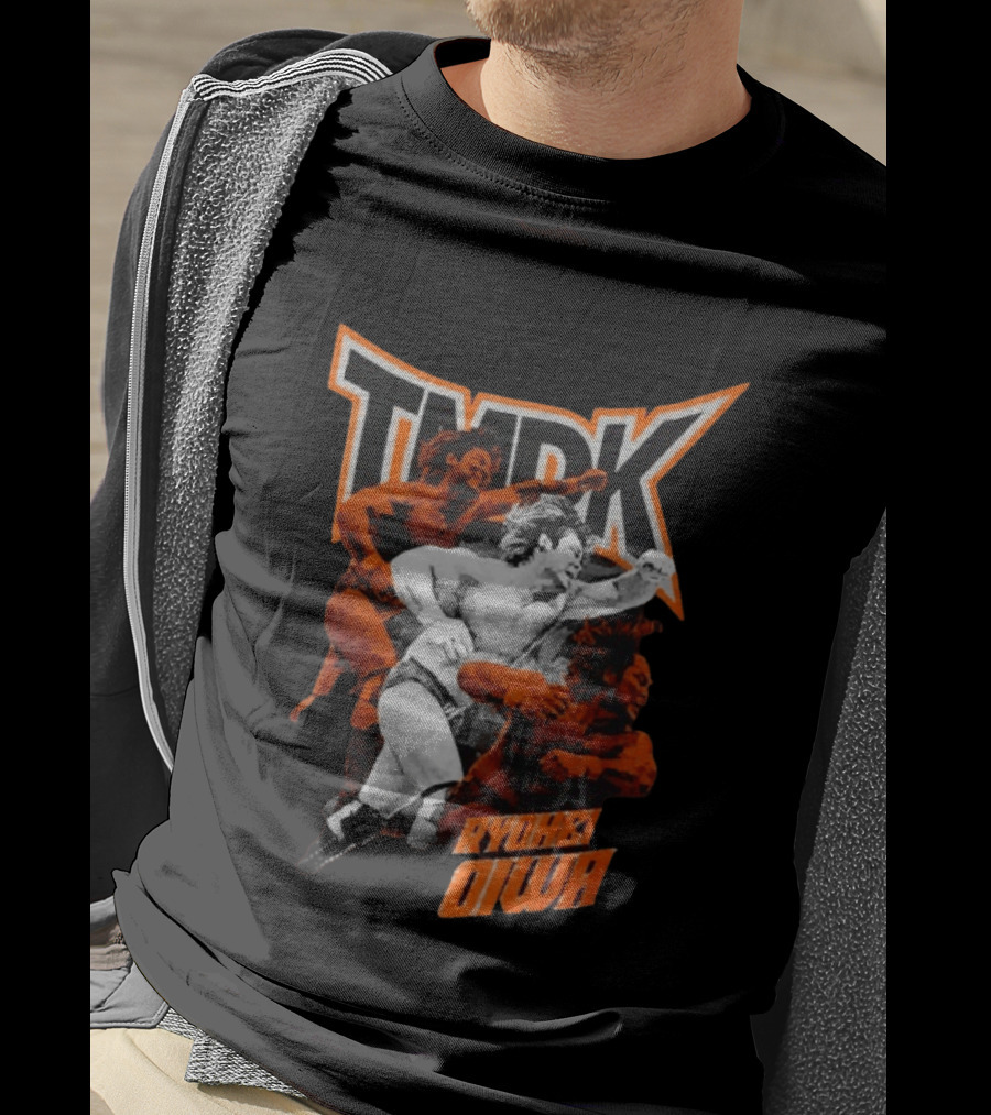 TMDK Ryohei Oiwa The Grip Wrestling Action Orange T-Shirt