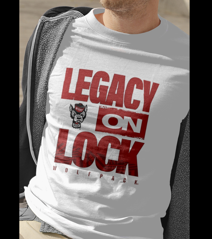 NC State Wolfpack Legacy On Lock 2026 March Madness T-Shirt