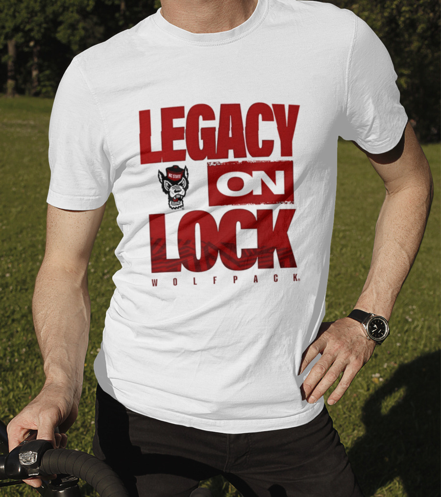 NC State Wolfpack Legacy On Lock 2026 March Madness T-Shirt