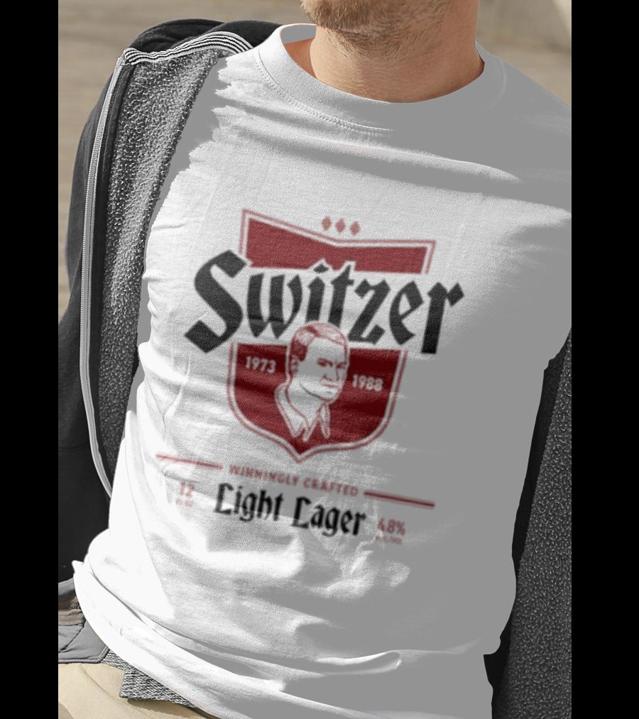 Switzer Light Lager Winningly Crafted Lager 4% T-Shirt