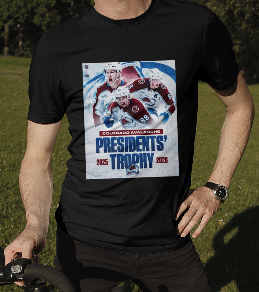 Colorado Avalanche NHL Presidents' Trophy 2025 2026 T-Shirt