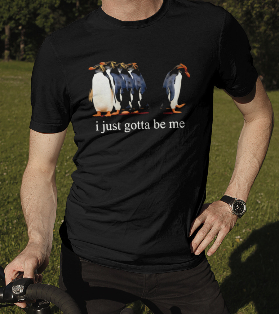 I Just Gotta Be Me Penguin Evolution Journey 2001 National Geo Society T-Shirt