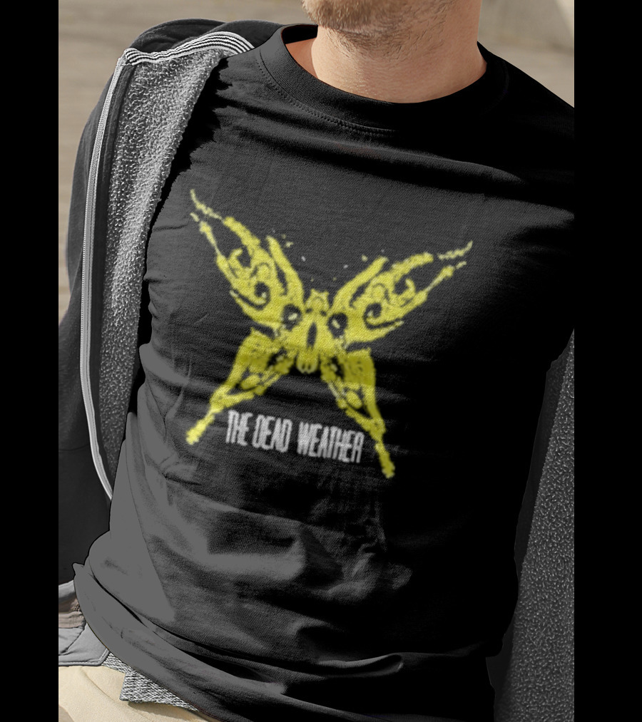 The Dead Weather Bone Butterfly Yellow Wings T-Shirt