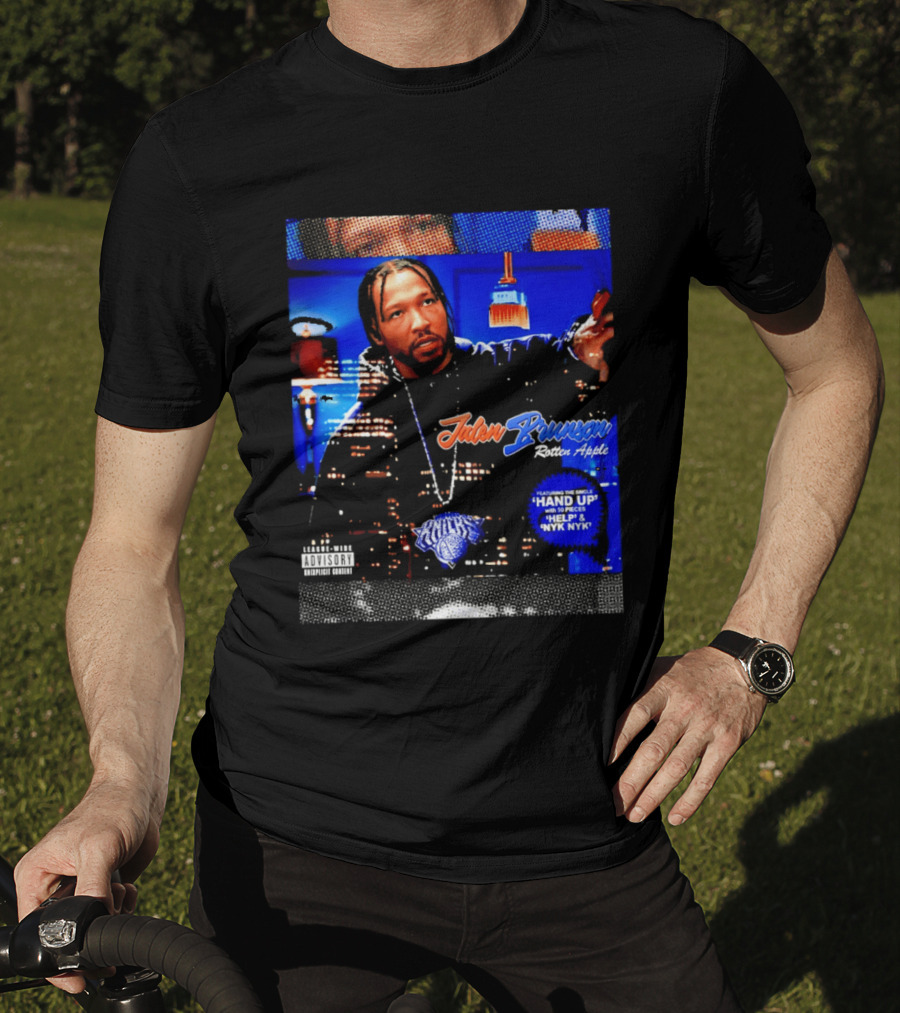 Jalen Brunson Rotten Apple Knicks Hand Up NYYK Empire T-Shirt
