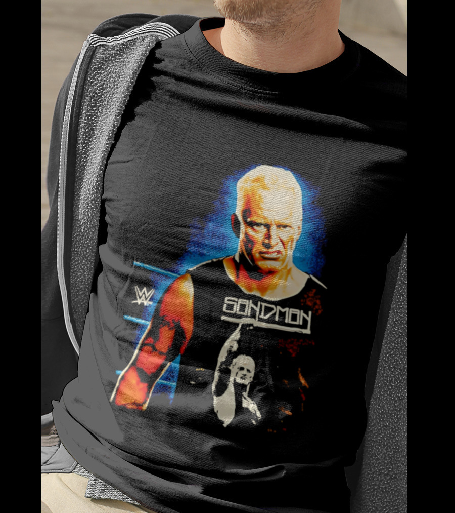 Wrestling Icon Sandman WWE Hardcore Legend T-Shirt